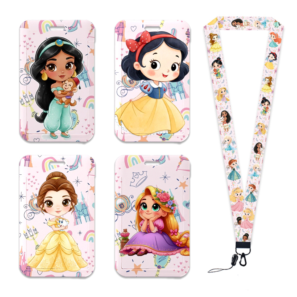 Kawaii Tech Accessories - 디즈니 프린세스 만화 귀여운 카와이 카드