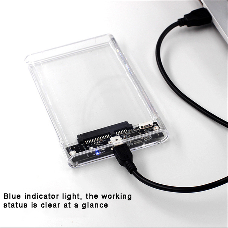 Portable Ssd Enclosure - 투명 HDD 케이스 HDD 인클로저 2.5인치