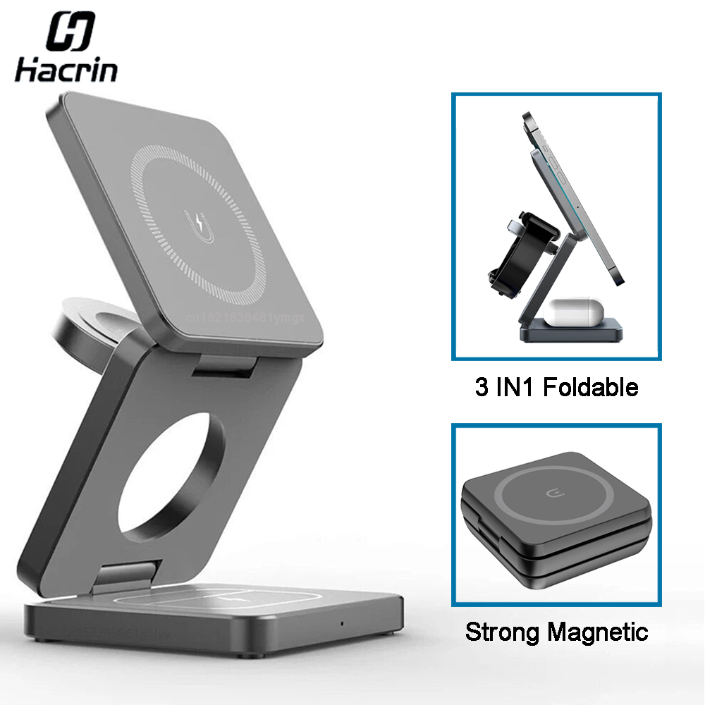 Wireless Charger 3 In 1 - 무선 충전기 3 in 1 접이식