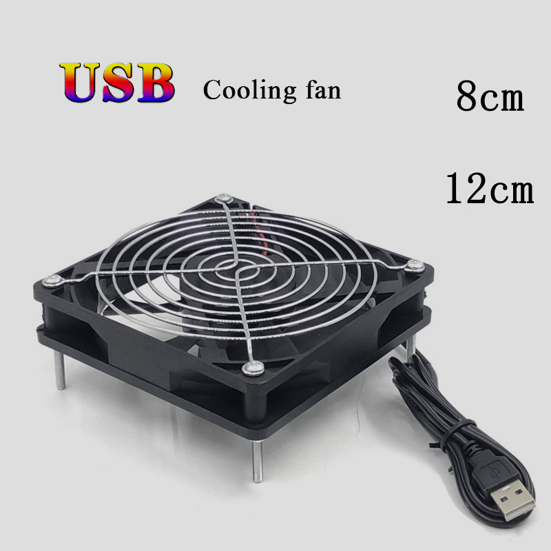 Usb Fan Silent - 수신기 DVR Xbox TV 박스 라우터