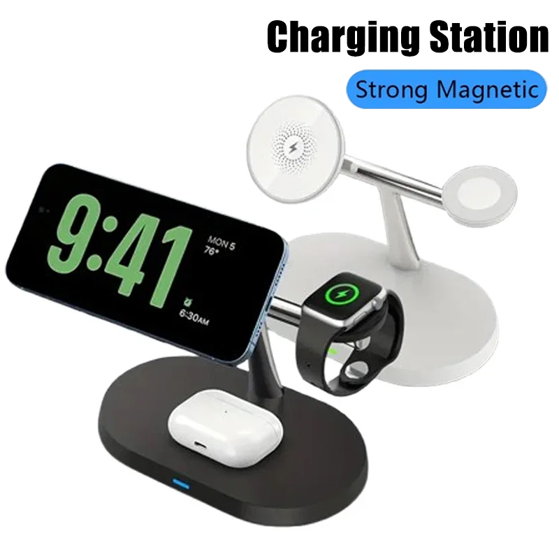 Wireless Charger 3 In 1 - 3 in 1 오판스텐 마그네틱 무선