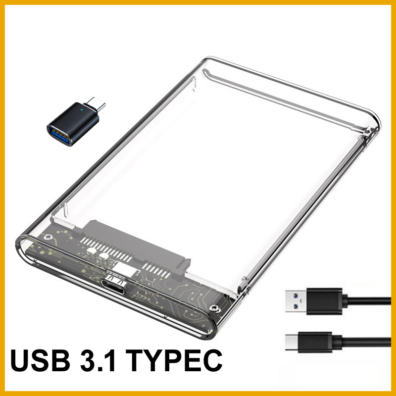 Portable Ssd Enclosure - 투명 HDD 케이스 HDD 외장 케이스