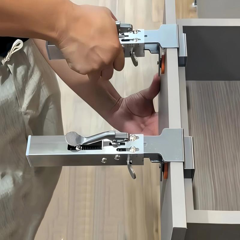 Tech Accessories Holder - 빠른 프레스 서랍 클램프, 패널 조정