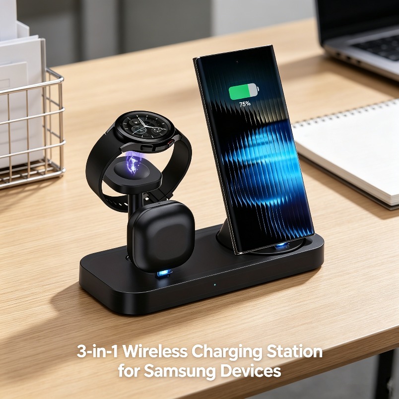 Wireless Charger 3 In 1 - 3 in 1 무선 충전기 듀얼