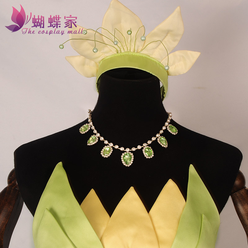 공주 티아나 드레스 코스프레 의상 헤어 액세서리가 포함 - Tech Hair Accessories 리뷰 및 가격