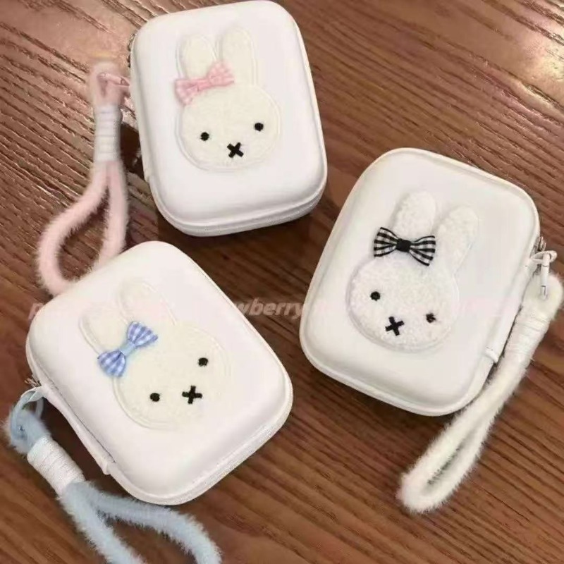 새로운 인스타그램 스타일 미피 버니 CCD 카메라 케이 - Cable Organizer Bag 리뷰 및 가격