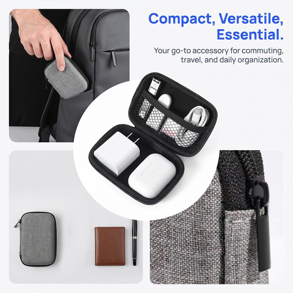 비즈니스 헤드폰 가방 휴대용 지퍼 이어폰 보관 가방 충 - Cable Organizer Bag 리뷰 및 가격