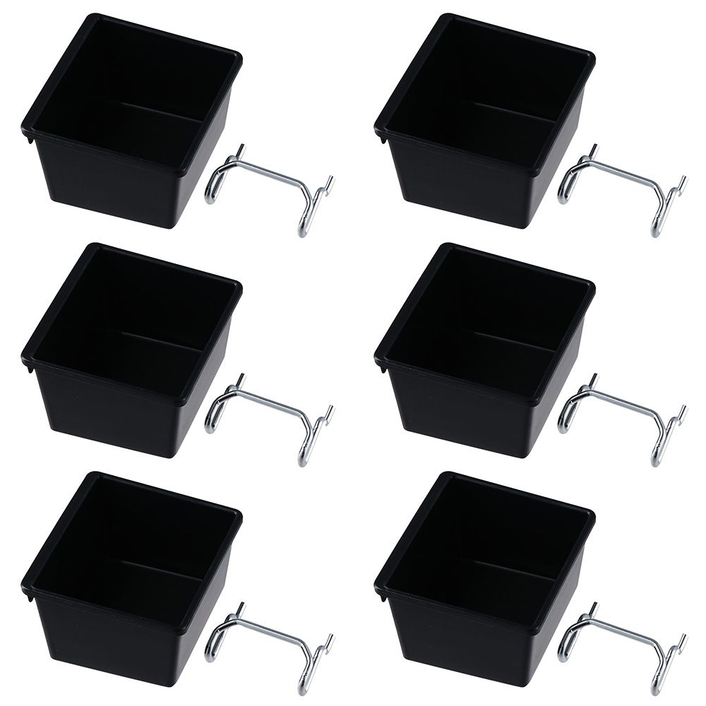 1/6 세트 후크 및 라벨이 있는 페그보드 상자 작업장 - Tech Accessories Holder 리뷰 및 가격