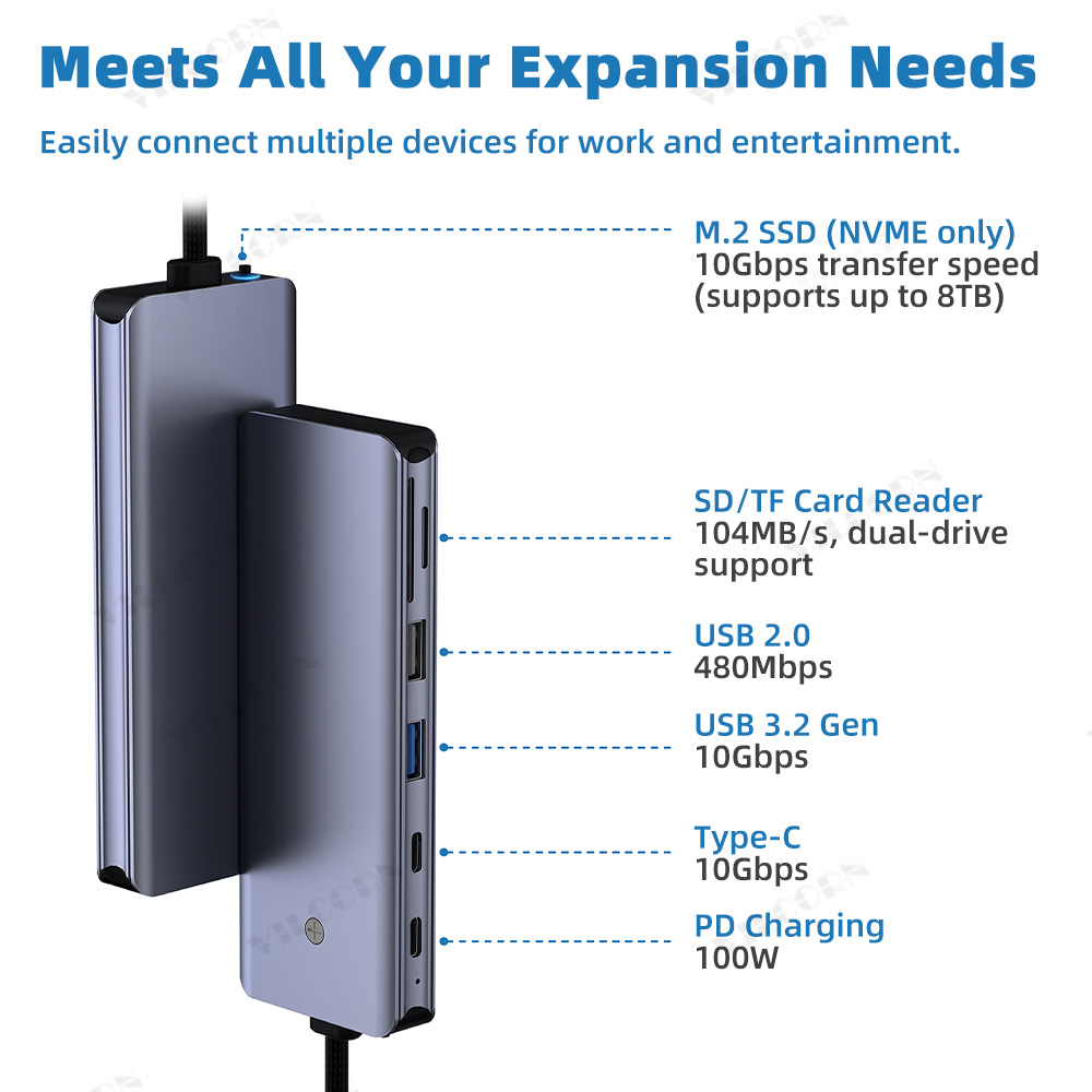 7in1 M.2 NVMe SSD 하우징 겸 도킹 스테이 - Portable Ssd Enclosure 리뷰 및 가격