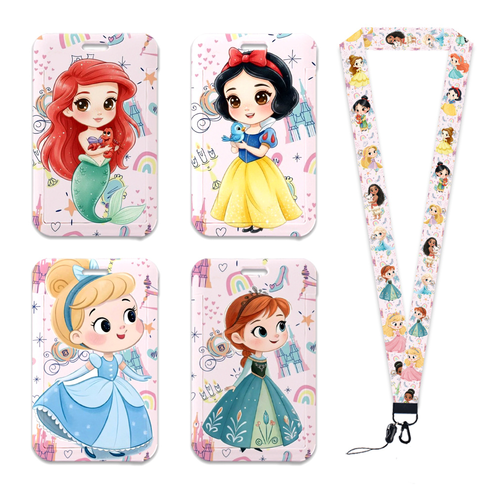 디즈니 프린세스 만화 귀여운 카와이 카드 홀더 작업 허 - Kawaii Tech Accessories 리뷰 및 가격