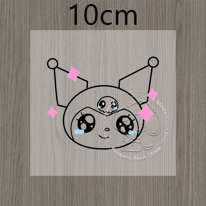 카와이 라인 쿠로미 스티커 자동차 소녀 정교한 10cm - Kawaii Tech Accessories 리뷰 및 가격
