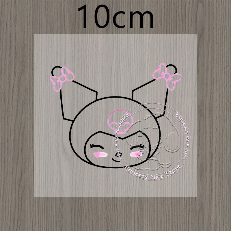 카와이 라인 쿠로미 스티커 자동차 소녀 정교한 10cm - Kawaii Tech Accessories 리뷰 및 가격