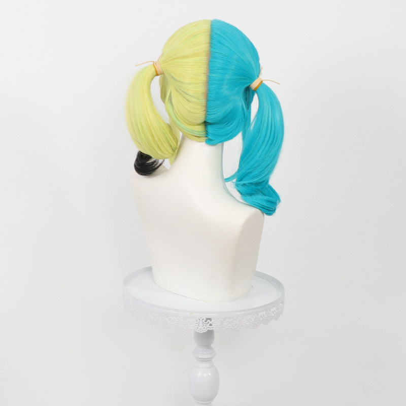 애니메이션 카나리 코스프레 가발 내열성 노란색 녹색 피 - Tech Hair Accessories 리뷰 및 가격