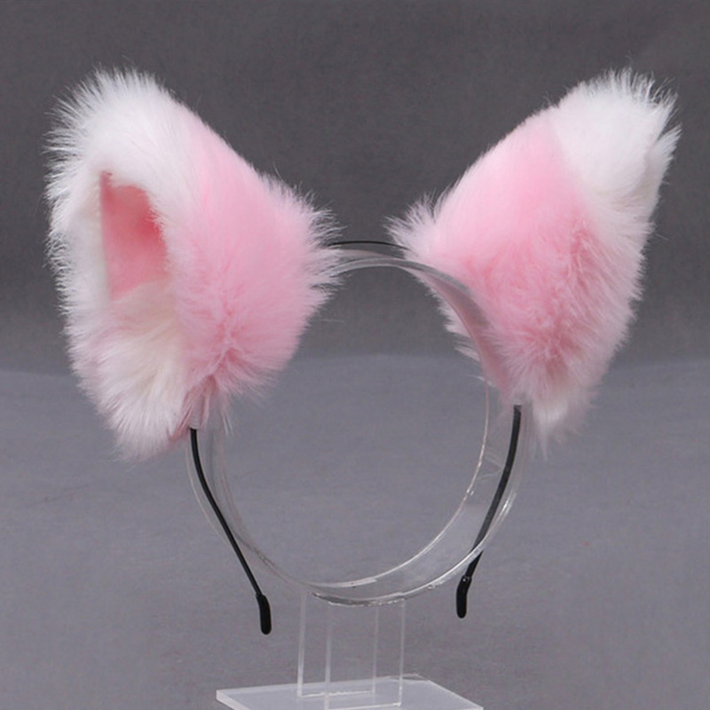 푹신한 여우 고양이 귀 플러시 머리띠 부드러운 털 헤어 - Tech Hair Accessories 리뷰 및 가격