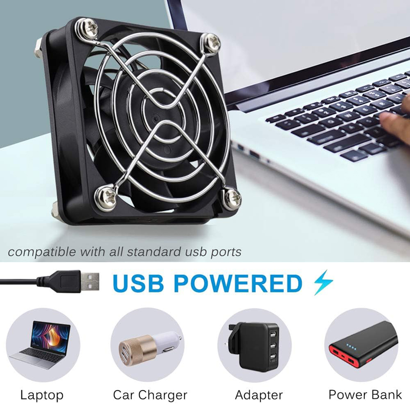 수신기 DVR Xbox TV 박스 라우터 무음 섀시 쿨 - Usb Fan Silent 리뷰 및 가격