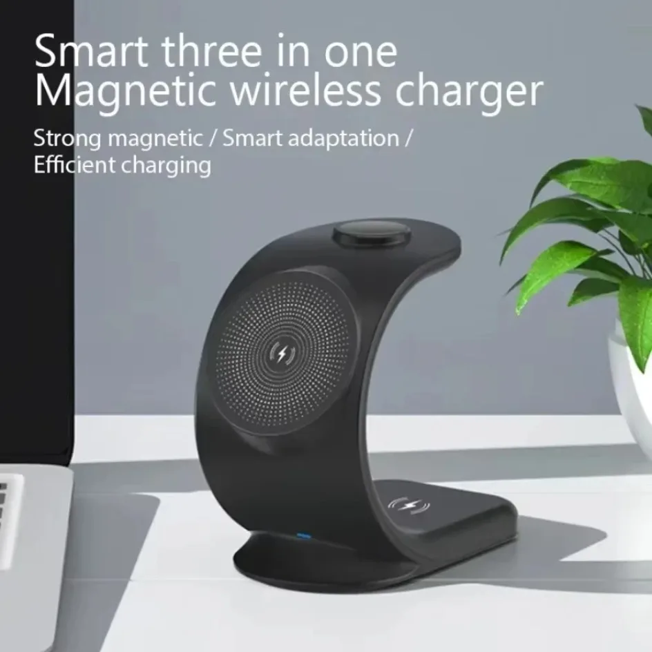 마그네틱 무선 충전기 3 in 1 고속 충전 스테이션  - Wireless Charger 3 In 1 리뷰 및 가격