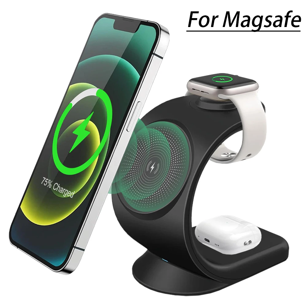 마그네틱 무선 충전기 3 in 1 고속 충전 스테이션  - Wireless Charger 3 In 1 리뷰 및 가격