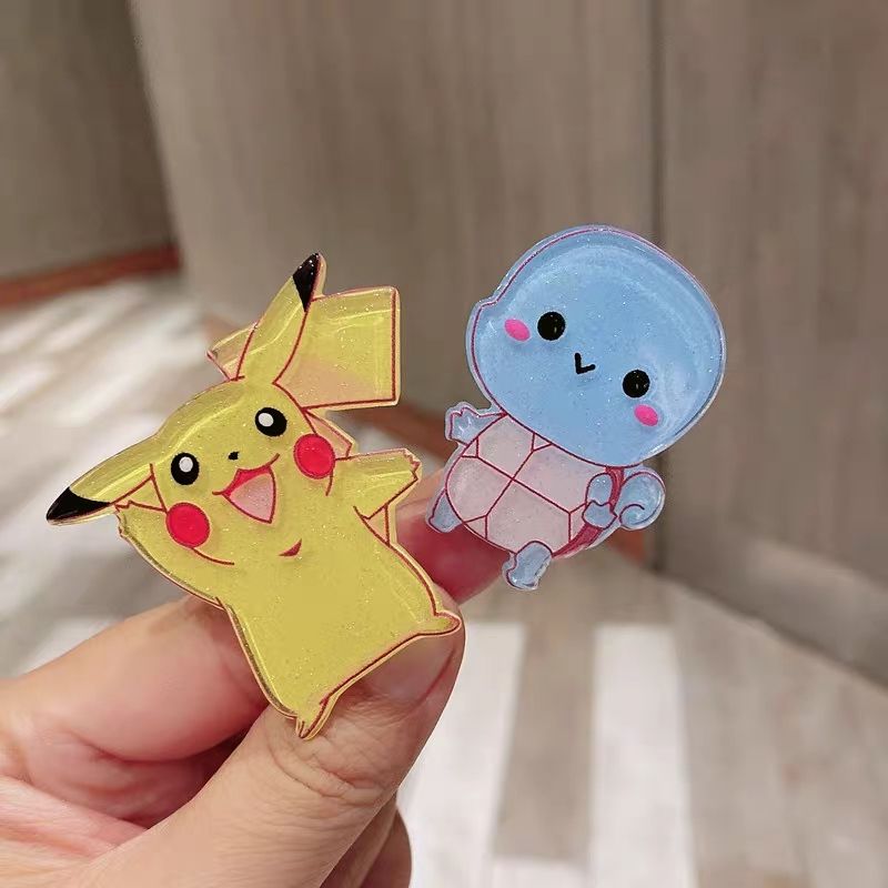 포켓몬 헤어 클립 헤어핀 학생들을 위한 귀여운 헤어 액 - Tech Hair Accessories 리뷰 및 가격