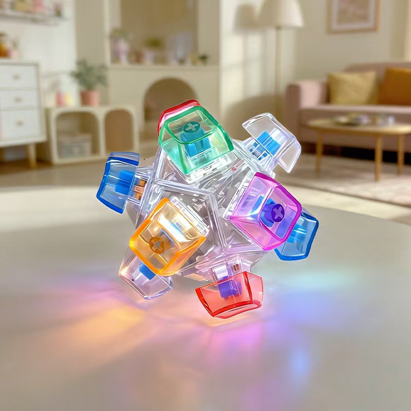 새로운 핫 LED 키보드 키체인 클릭 가능 버튼 피젯  - Tech Office Accessories 리뷰 및 가격