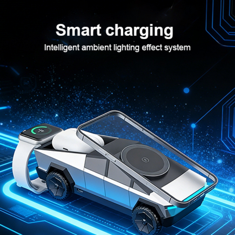 데스크탑 스탠드 3-in-1 사이버독 무선 충전 스테이 - Wireless Charger 3 In 1 리뷰 및 가격