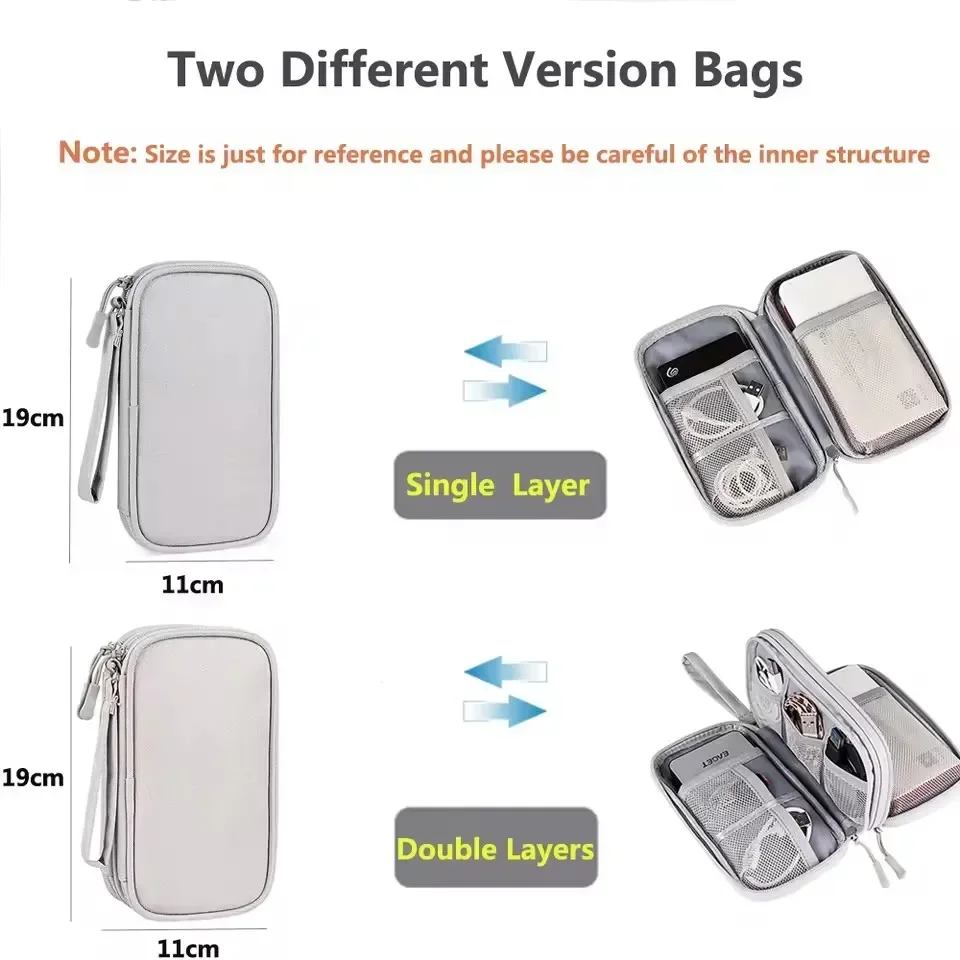 여행용 케이블 가방 휴대용 디지털 보관 파우치 충전기  - Cable Organizer Bag 리뷰 및 가격