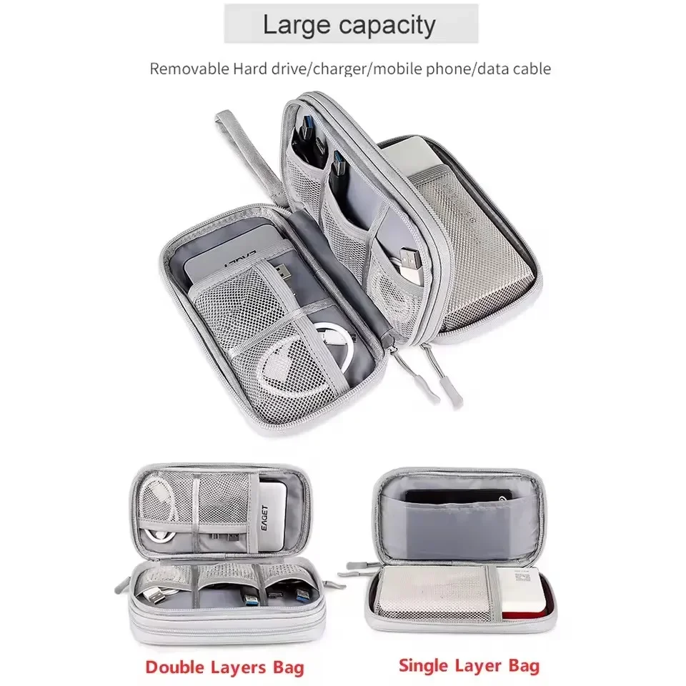 여행용 케이블 가방 휴대용 디지털 보관 파우치 충전기  - Cable Organizer Bag 리뷰 및 가격