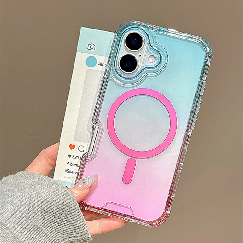 가장 인기 있는 3IN1 그라데이션 클리어 마그세이프  - Wireless Charger 3 In 1 리뷰 및 가격