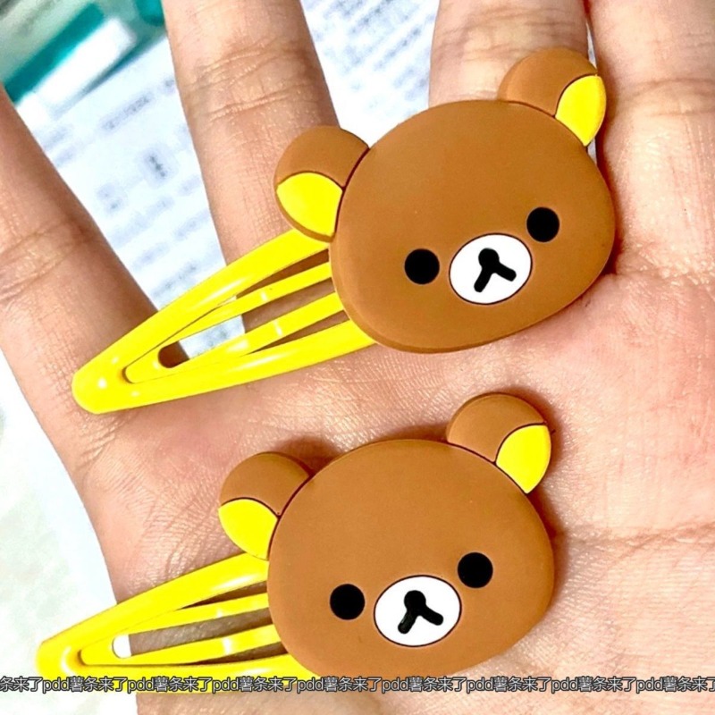 귀여운 리락쿠마 만화 헤어 클립 일본식 한국 스타일 인 - Tech Hair Accessories 리뷰 및 가격