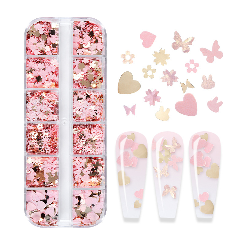 믹스 컬러 형광 나비 글리터 속눈썹 연장 액세서리, 네 - Vet Tech Accessories 리뷰 및 가격