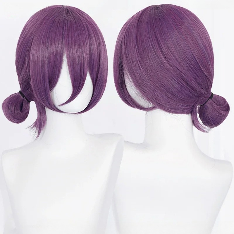 애니메이션 레제 코스프레 가발 45cm 보라색 가발 초 - Tech Hair Accessories 리뷰 및 가격