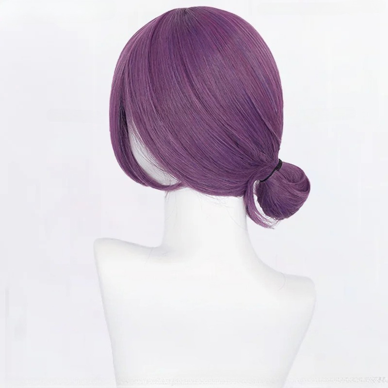 애니메이션 레제 코스프레 가발 45cm 보라색 가발 초 - Tech Hair Accessories 리뷰 및 가격