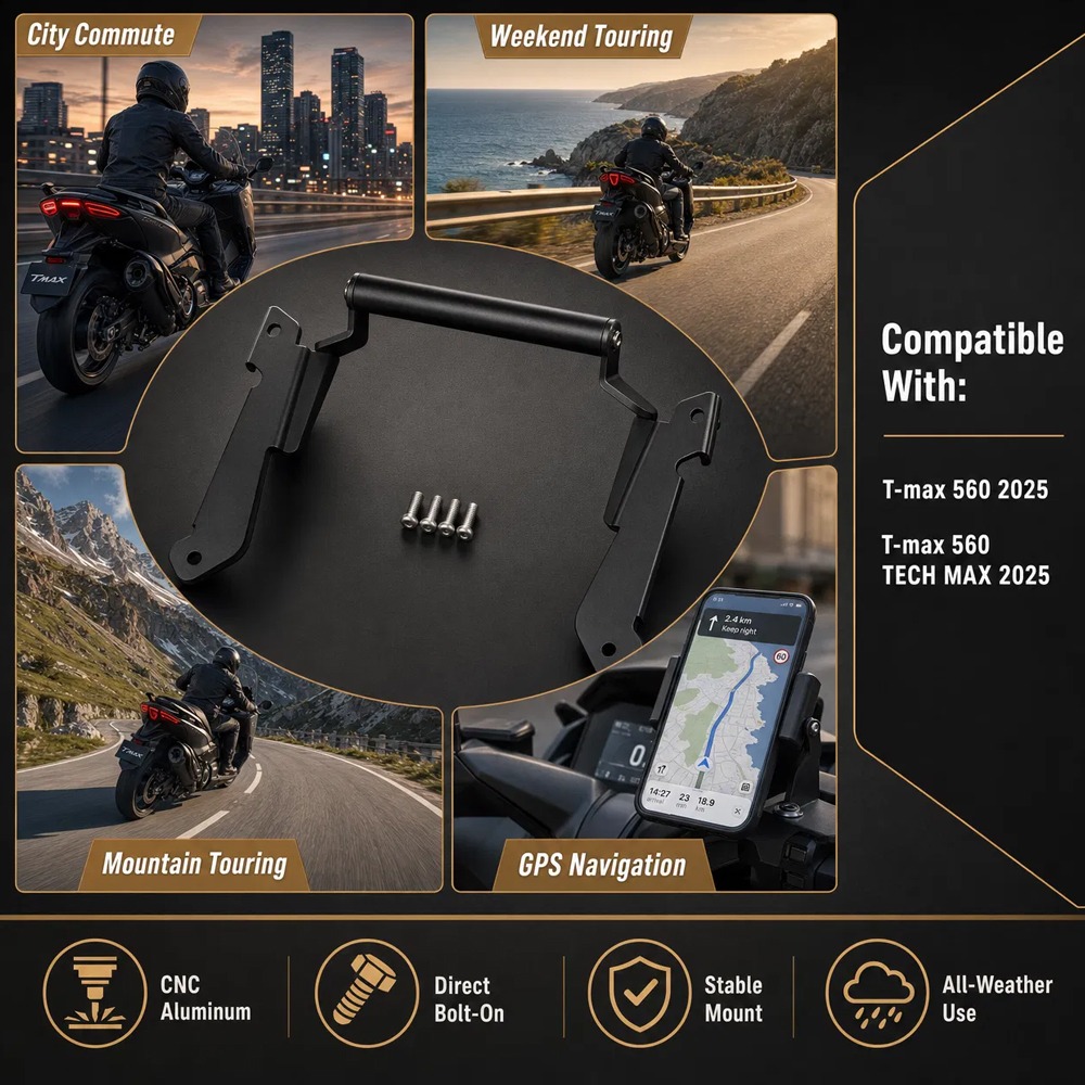 YAMAHA T-max 560 TECH MAX 2025 - Tech Accessories Stand 리뷰 및 가격