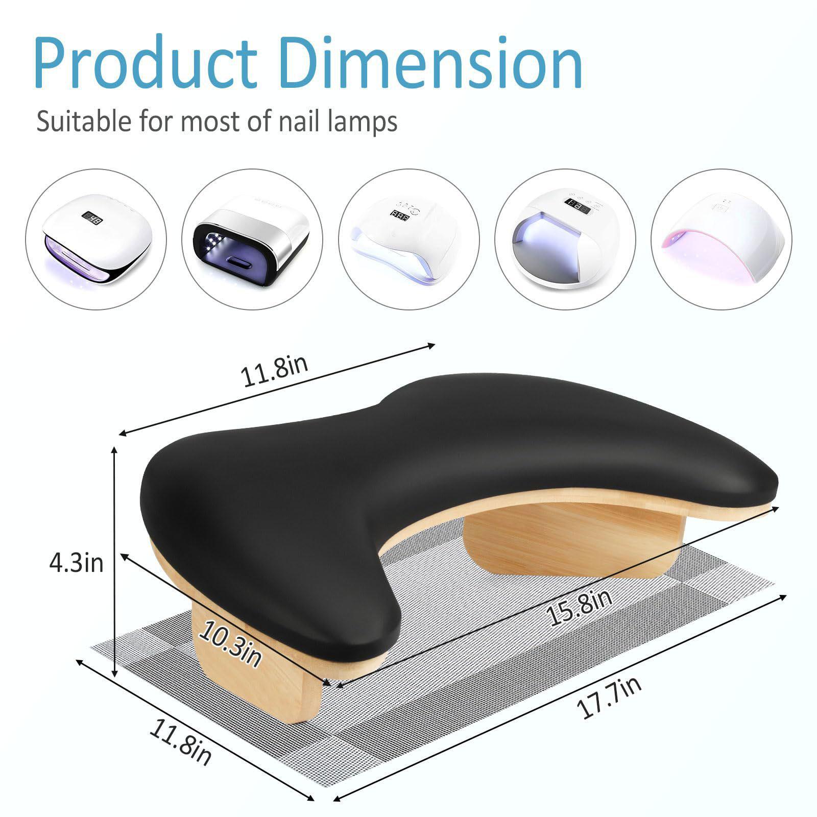 네일 핸드 레스트 베개 컴팩트하고 튼튼한 나무 스탠드  - Tech Accessories Stand 리뷰 및 가격