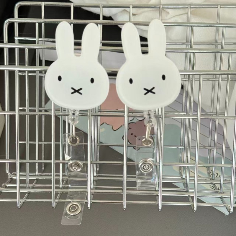 귀여운 미피 ID 배지 홀더, 수납식 릴 포함, 귀여운 - Kawaii Tech Accessories 리뷰 및 가격