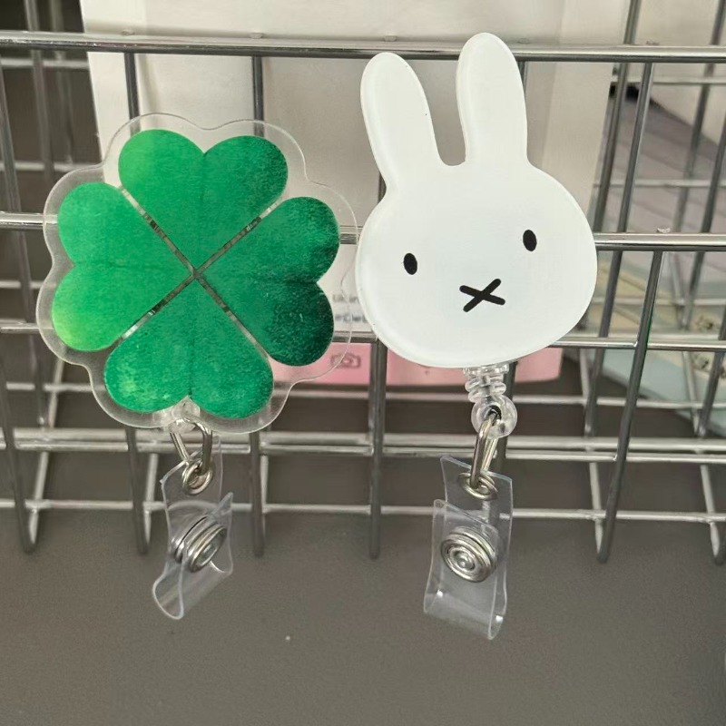 귀여운 미피 ID 배지 홀더, 수납식 릴 포함, 귀여운 - Kawaii Tech Accessories 리뷰 및 가격