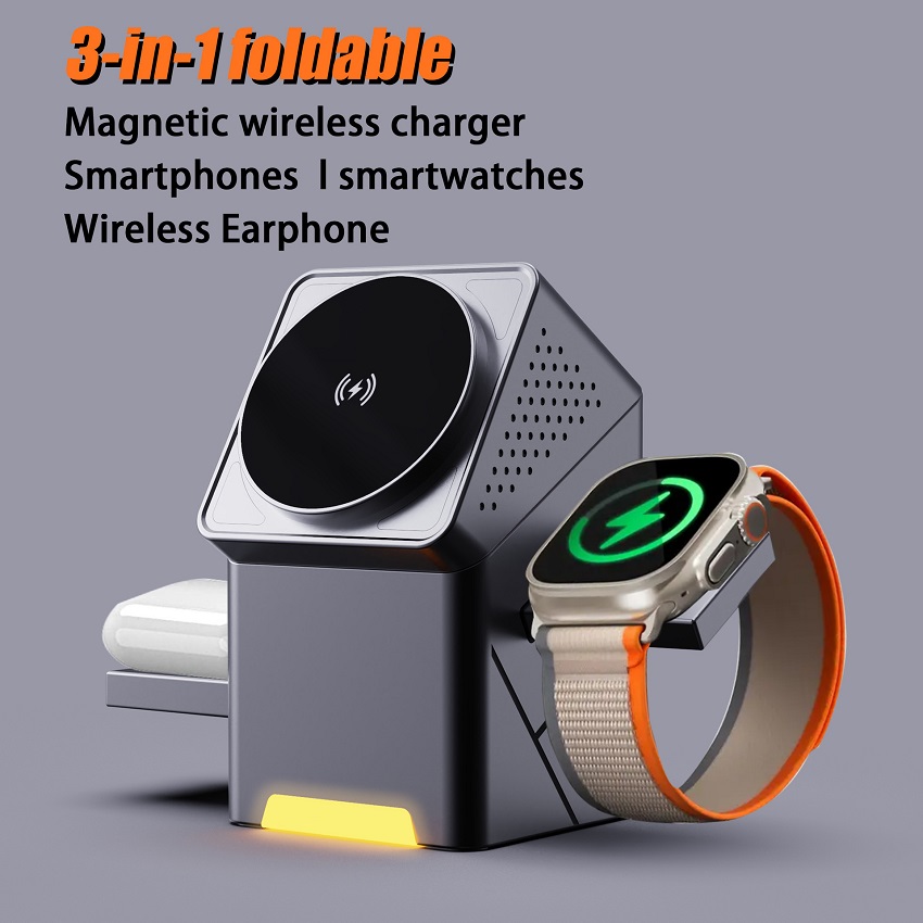 3 in 1 마그네틱 무선 충전기 접이식 15W 고속  - Wireless Charger 3 In 1 리뷰 및 가격